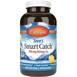 Жирні кислоти Carlson Labs Smart Catch Teen's 180 капсул