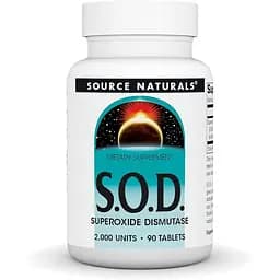 СОД Ферменти 235 мг Source Naturals 90 таблеток