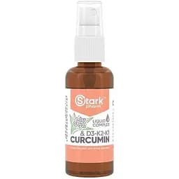 Спрей вітамінний Stark Pharm Curcumin & D3-K2-K1 Liquid Extract 50 ml (1086-2023-10-2980)