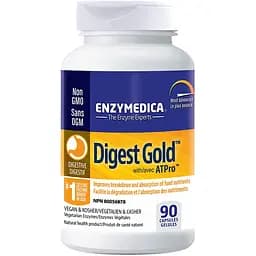 Травні ферменти Enzymedica Digest Gold з ATPro 90 капсул