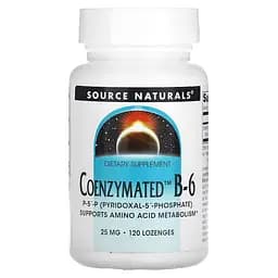 Вітаміни та мінерали Source Naturals Coenzymated Vitamin B6 25 mg 120 льодяників