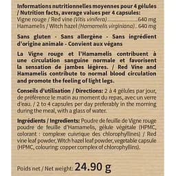Комплекс Nutriexpert Червона лоза та Гамамеліс Венозна недостатність 60 капсул - мініатюра 2