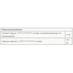 Чорниця Natural Factors Bilberry 40 мг 90 капсул - мініатюра 2