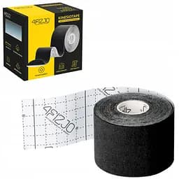 Лента кинезиологическая (кинезио тейп) 4FIZJO 5 см x 5 м 4FJ0539 Black (P-5907739315977)