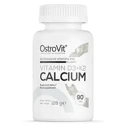 Вітаміни та мінерали OstroVit Vitamin D3+K2 Calcium, 90 таблеток