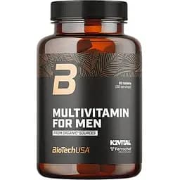 Вітаміни та мінерали BiotechUSA Multivitamin for Men from organic sources 60 пігулок