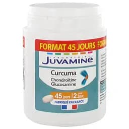 Куркума + Хондроїтин + Глюкозамін Juvamine Суглоби 90 пігулок