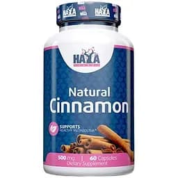 Кориця натуральна Haya Labs Natural Cinnamon 500 мг 60 капсул (820231)