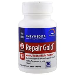 Ферменти Enzymedica Repair Gold для м'язів, суглобів, тканин 30 веган капсул (ENZ-29031)