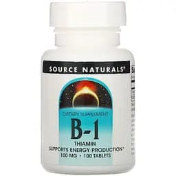 Витамин В1 Source Naturals 100 мг 100 таблеток