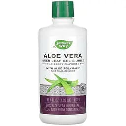 Гель и сок Алоэ Вера Nature's Way вкус лесной ягоды 1000 мл (NWY14282)