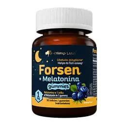 Жувальні пастилки Olimp Sport Nutrition Forsen + Melatonina Gummies, 30 желейок - Чорниця