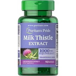 Розторопша Puritan's Pride Milk Thistle 4: 1 1000 мг 90 капсул