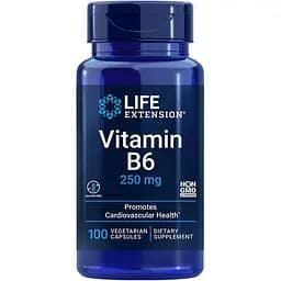 Витамины и минералы Life Extension Vitamin B6 250 мг 100 вегакапсул