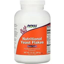 Натуральна добавка Now Nutritional Yeast Flakes 284 г