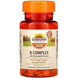 Комплекс вітамінів B Sundown Naturals B-Complex 100 таблеток