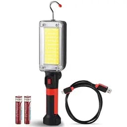 Ліхтар для СТО WD-355 з гачком і магнітами акумуляторний, підвісна автомобільна лампа