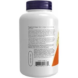 Лляна олія Now Foods Flax Oil Org 1000 мг 120 капсул - мініатюра 3