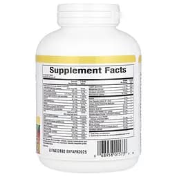 Вітамінно-мінеральний комплекс для чоловіків Natural Factors Men's 50+ MultiStart, 120 таблеток - мініатюра 2
