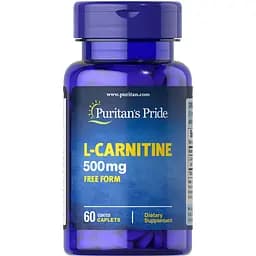 Л-карнитин Puritan's Pride L-Carnitine 500 мг 60 таблеток
