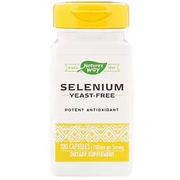 Селен Nature's Way Way Selenium Yeast Free 200 мкг 100 капсул