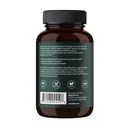 Дієтична добавка Гриб Чага Mind Shi Chaga Mushroom 1000 мг 60 капсул - мініатюра 3