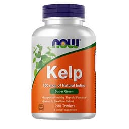 Вітаміни та мінерали NOW Kelp 150 mcg, 200 таблеток - мініатюра 1