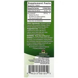 R-ліпоєва кислота Genceutic Naturals 60 вегетаріанських капсул (GNT00105) - мініатюра 3