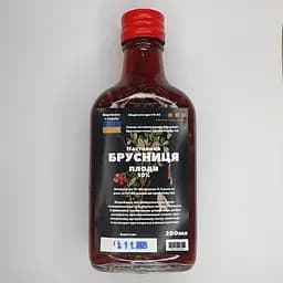 Настоянка на плодах брусниці 200 мл