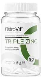 Вітаміни та мінерали OstroVit Triple Zinc, 90 капсул