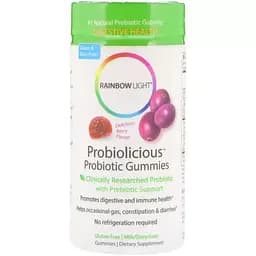 Пробіотики Rainbow Light Probiolicious 60 жувальних цукерок