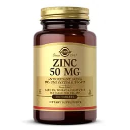 Вітаміни та мінерали Solgar Zinc 50 mg, 100 таблеток - мініатюра 1