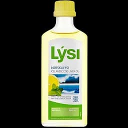 Набір Омега-3 Lysi; жирні кислоти EPA/DHA зі смаком лимона  + риб'ячий жир з печінки тріски з вітамінами A, D, E зі смаком лимона та м'яти  +  Kids з печінки тріски та тунця з вітамінами A, D, E + DHA-формула зі смаком лимона та манго 720 ми (3 шт. 240 мл) - мініатюра 3