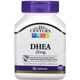 Дегідроепіандростерон 21st Century DHEA 25 мг 90 капсул