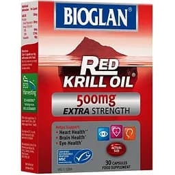 Жирні кислоти Bioglan Extra Strength Red Krill Oil 500 мг 30 капсул