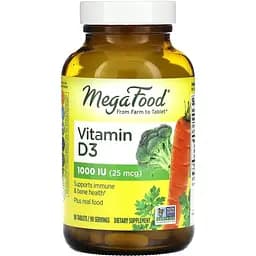 Вітамін D3 MegaFood Vitamin D3 1000 IU 90 таблеток