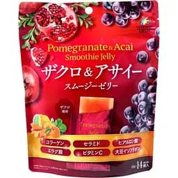 Дієтична добавка Unimat Riken желе-смузі з колагеном, керамідами, вітаміном С , гранатом та асаї 14 шт. 140 г