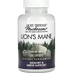 Їжовик гребінчастий Fungi Perfecti Lion's Mane підтримка пам'яті та нервів 120 вегетаріанських капсул