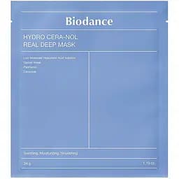 Нічна гідрогелева маска з керамідами Biodance Hydro Cera-nol Real Deep Mask 1 шт.