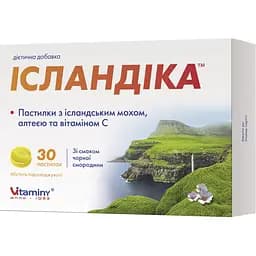 Пастилки Gofarm Ісландіка алтеєю та вітаміном С 30 шт