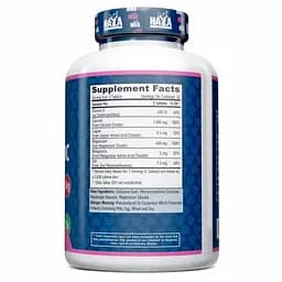 Вітаміни та мінерали Haya Labs Calcium Magnesium and Zinc with Vitamin D, 90 таблеток - мініатюра 2