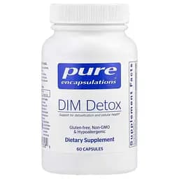 ДІМ детокс Pure Encapsulations DIM Detox підтримка детоксикації печінки та метаболізму гормонів 60 капсул