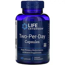 Мультивитамины Дважды в день Life Extension Two-Per-Day 60 таблеток