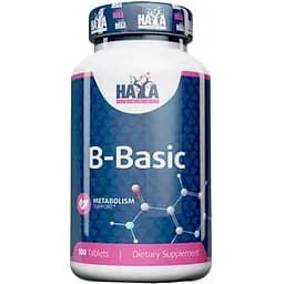 Комплекс вітамінів групи В Haya Labs B-Basic 100 таблеток