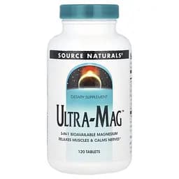 Комплекс магния Source Naturals Ultra-Mag 120 таблеток з п'яти форм