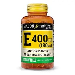 Вітаміни та мінерали Mason Natural Vitamin E 400 IU 100 капсул