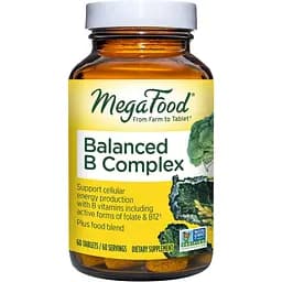 Витамины и минералы MegaFood Balanced B Complex 60 таблеток
