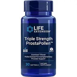 Захист чоловічого здоров'я потрійної сили Life Extension Triple Strength ProstaPollen 30 гелевих капсул