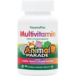 Витамины и минералы Natures Plus Animal Parade Children’s Multivitamin 90 жевательных таблеток Ассорти