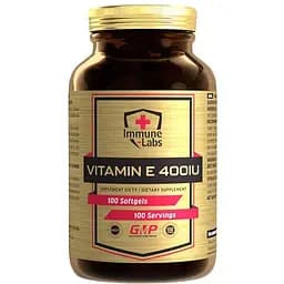 Вітаміни та мінерали Immune Labs Vitamin E 400 IU 100 капсул